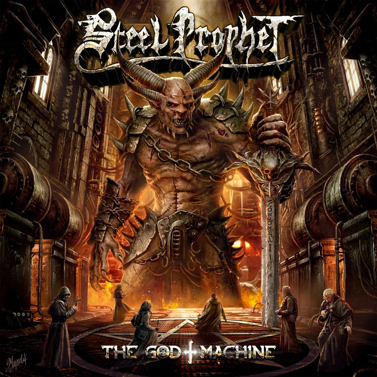 Steel Prophet – The God Machine vinyl record cover