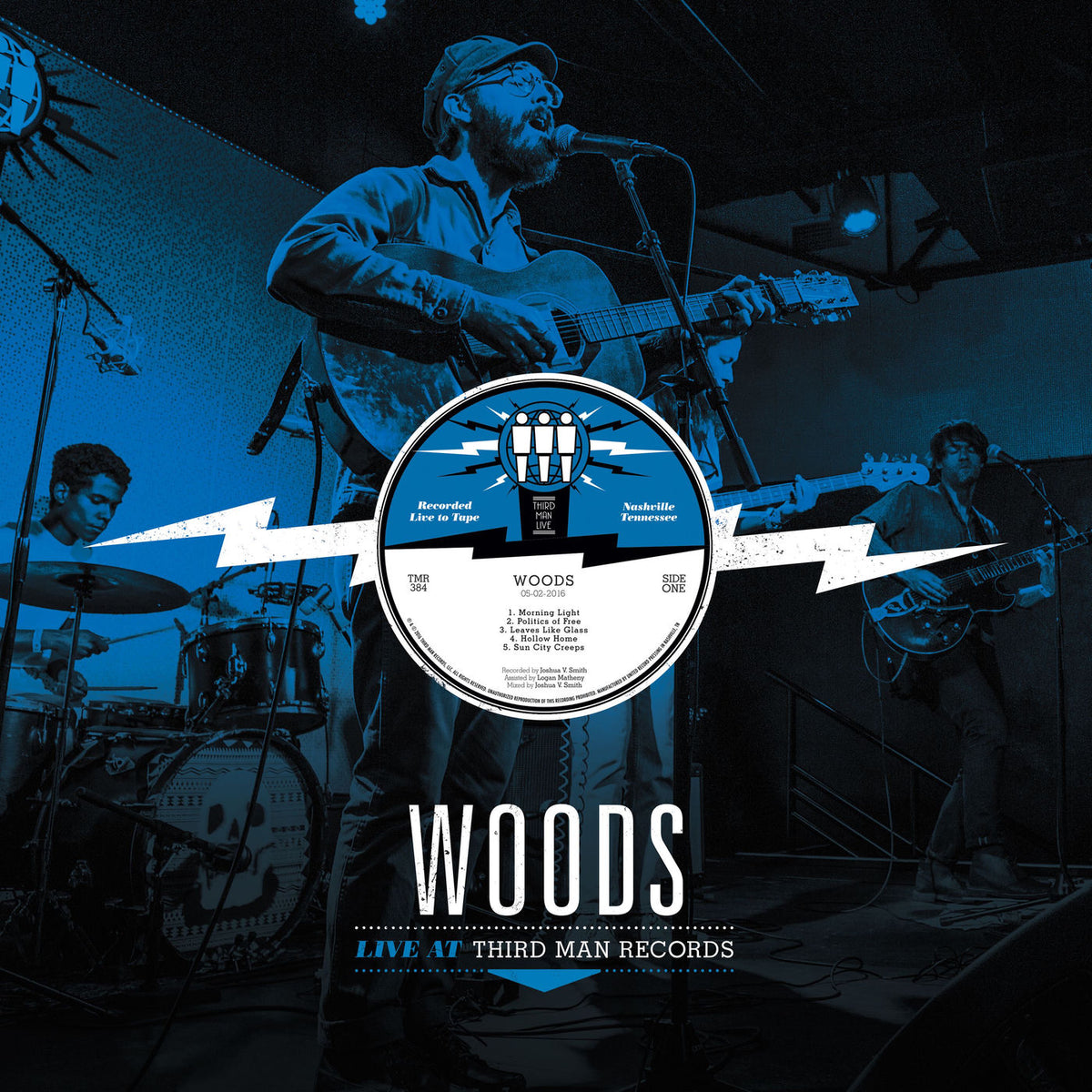 Woods – Live At Third Man Records vinyl record cover