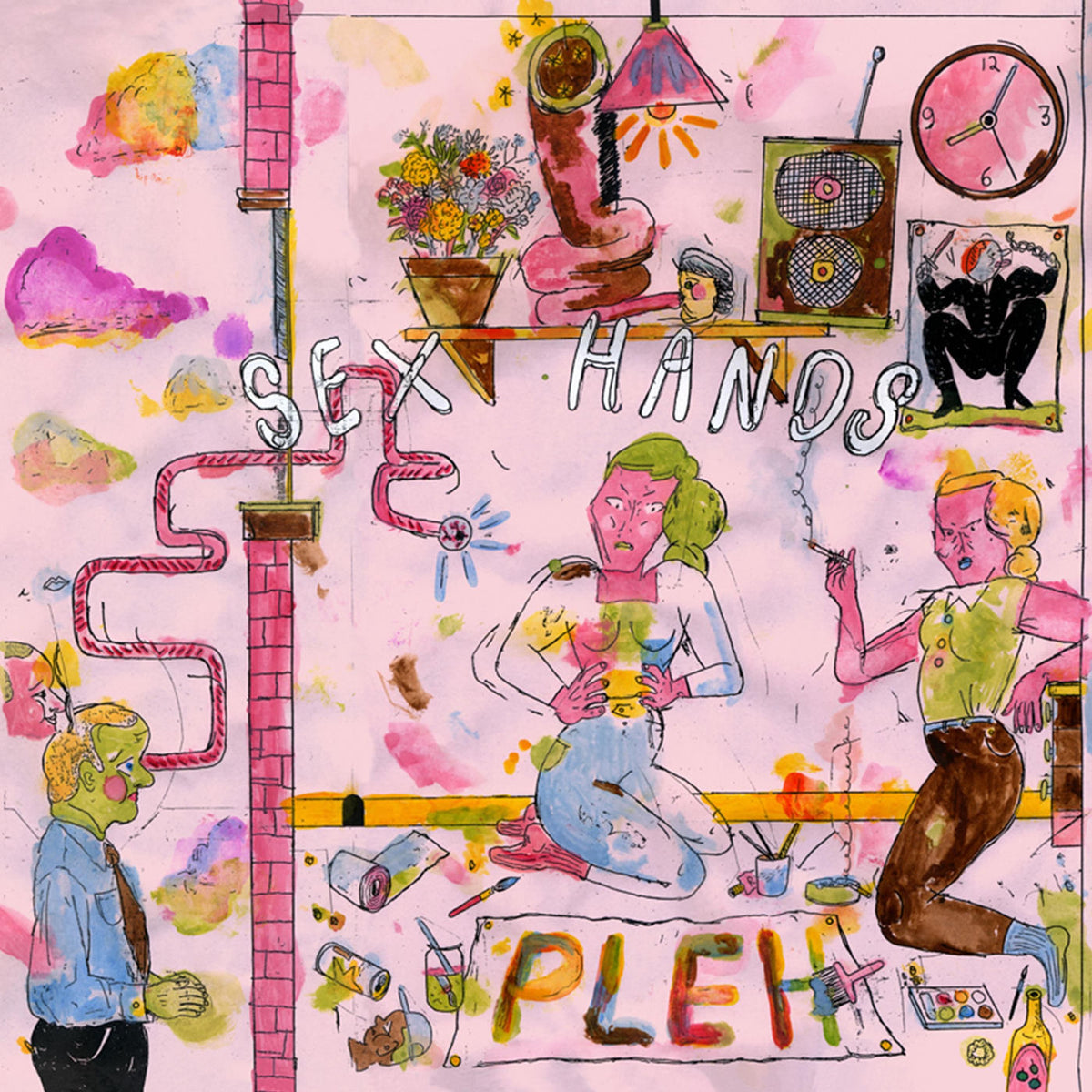 Sex Hands – PLEH (UK) vinyl record cover