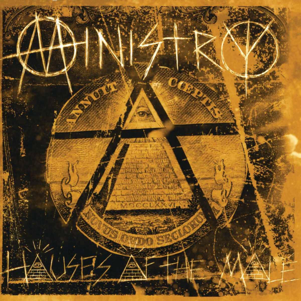 Ministry – Houses Of The Mole (Gold Coloured Vinyl) — record image 1