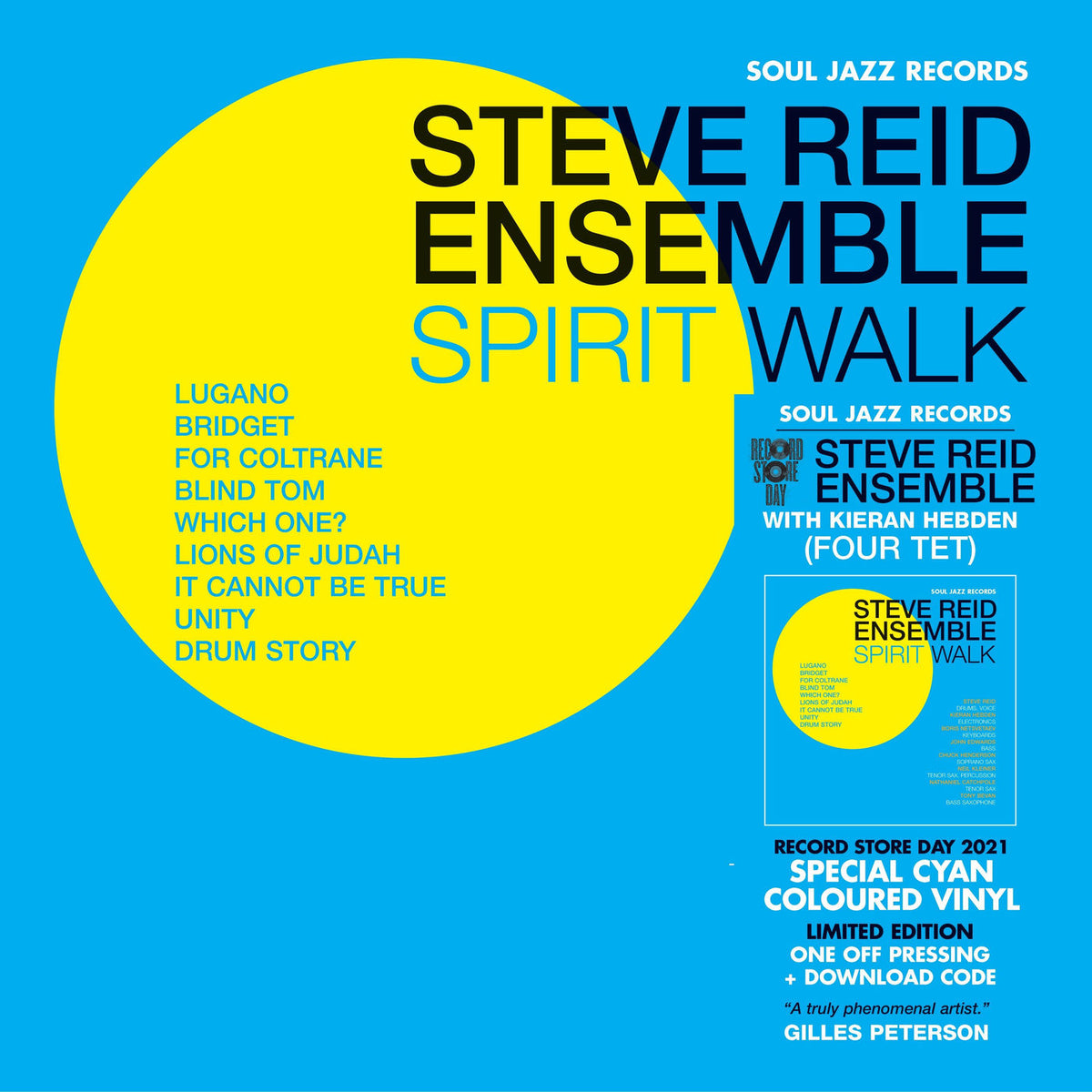 Steve Reid Ensemble – Spirit Walk vinyl cover