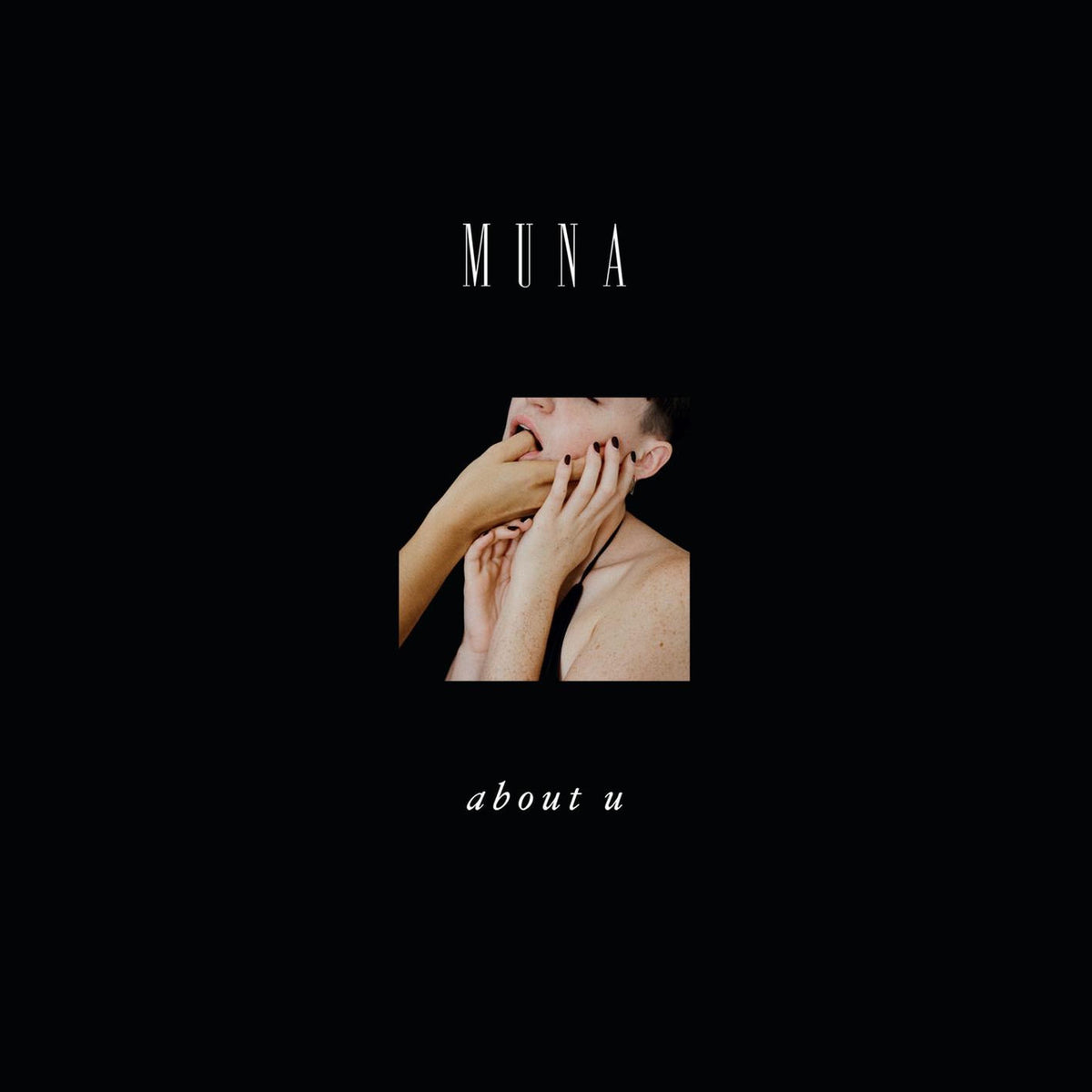 MUNA – About U vinyl record cover