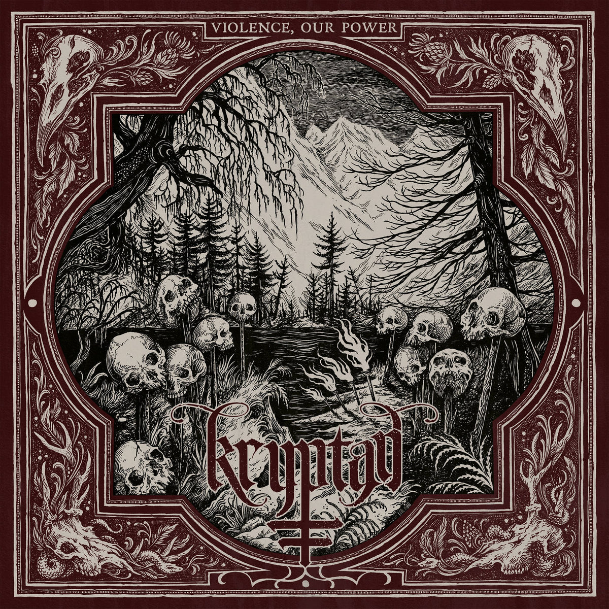Kryptan – Violence, Our Power vinyl record cover