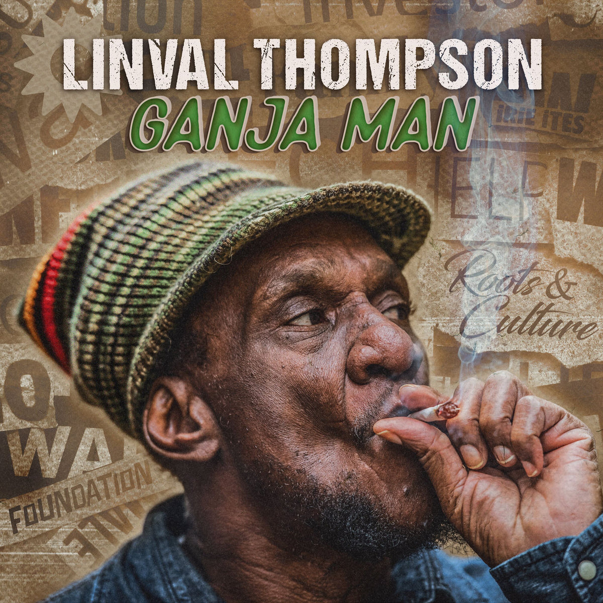 Thompson, Linval – Ganja Man — album cover