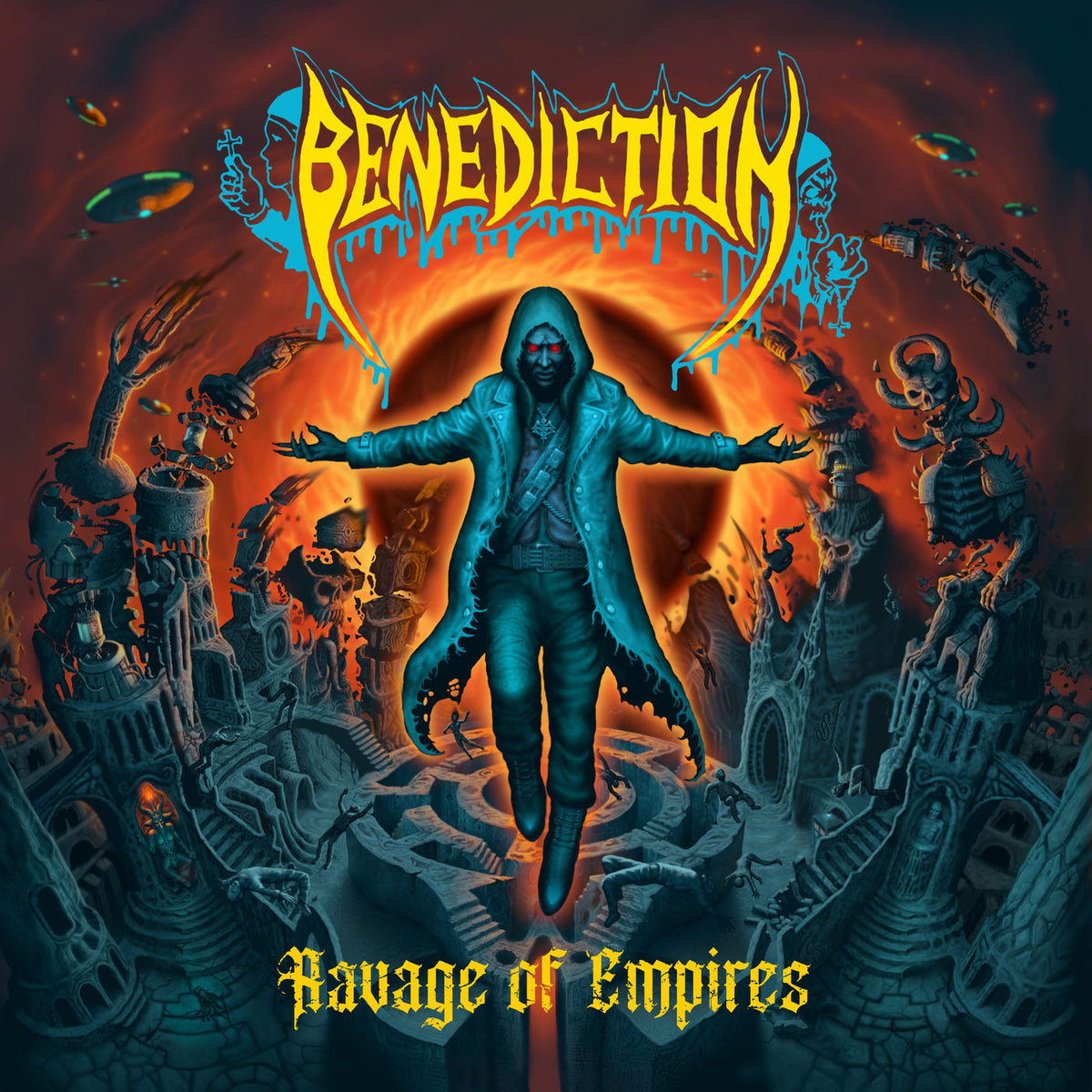 Benediction – Ravage of Empires vinyl record cover