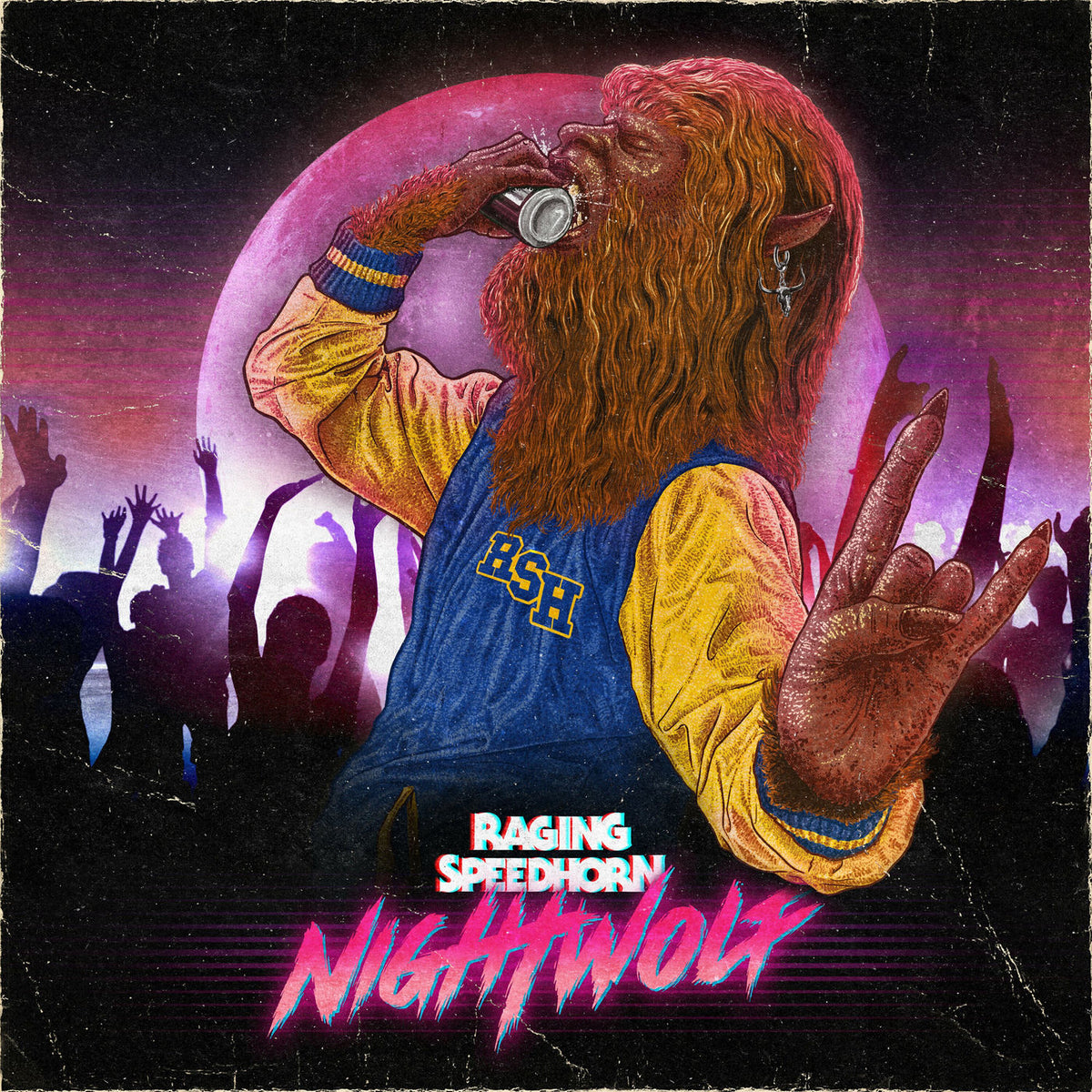 Raging Speedhorn – Night Wolf [LP] vinyl record cover