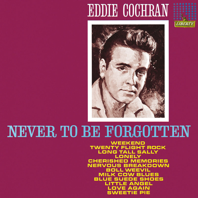 Eddie Cochran – Never to Be Forgotten vinyl record cover