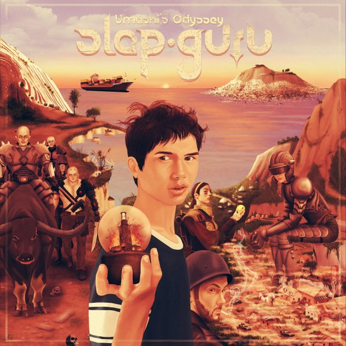 Slap Guru – Umashi'S Odyssey vinyl record cover