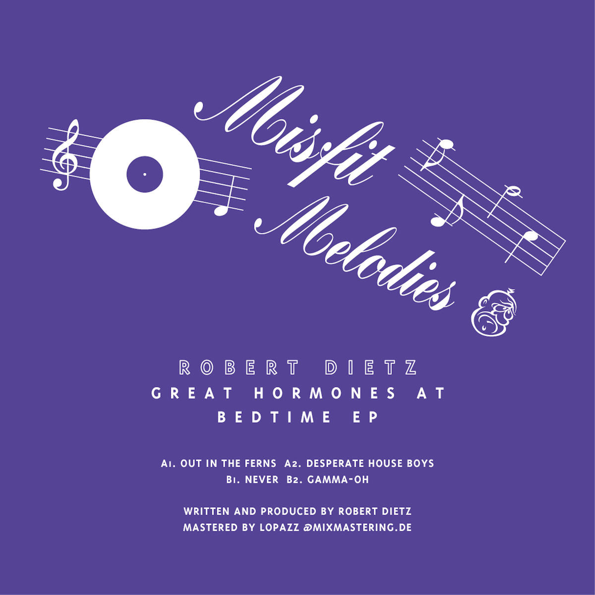 Robert Dietz – Great Hormones At Bedtime EP vinyl cover