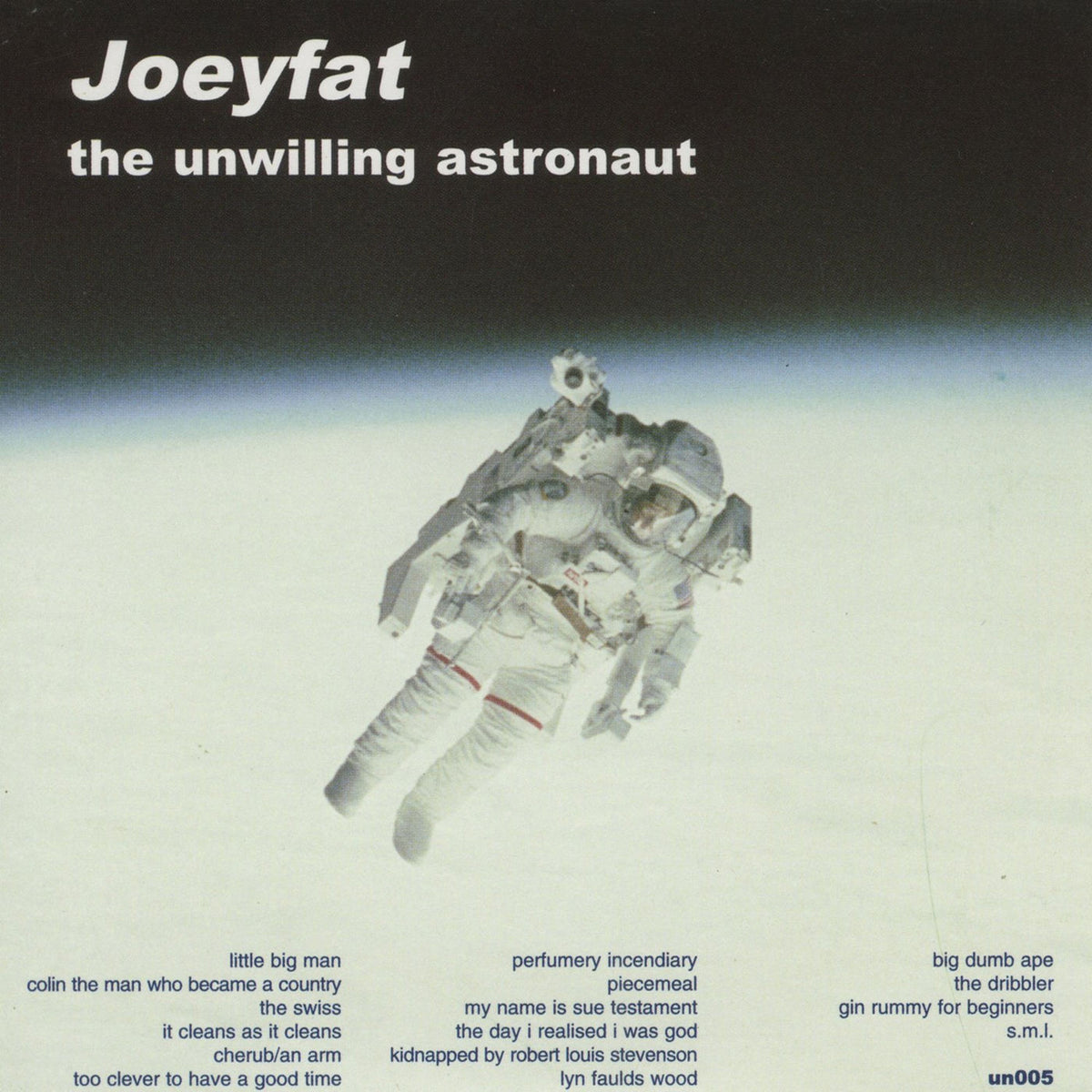 Joeyfat – The Unwilling Astronaut vinyl record cover