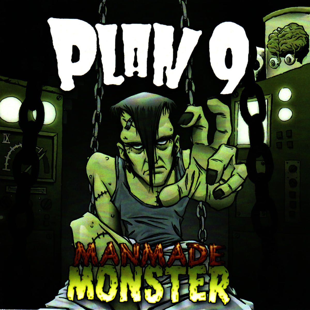 Plan 9 – Manmade Monster vinyl record cover