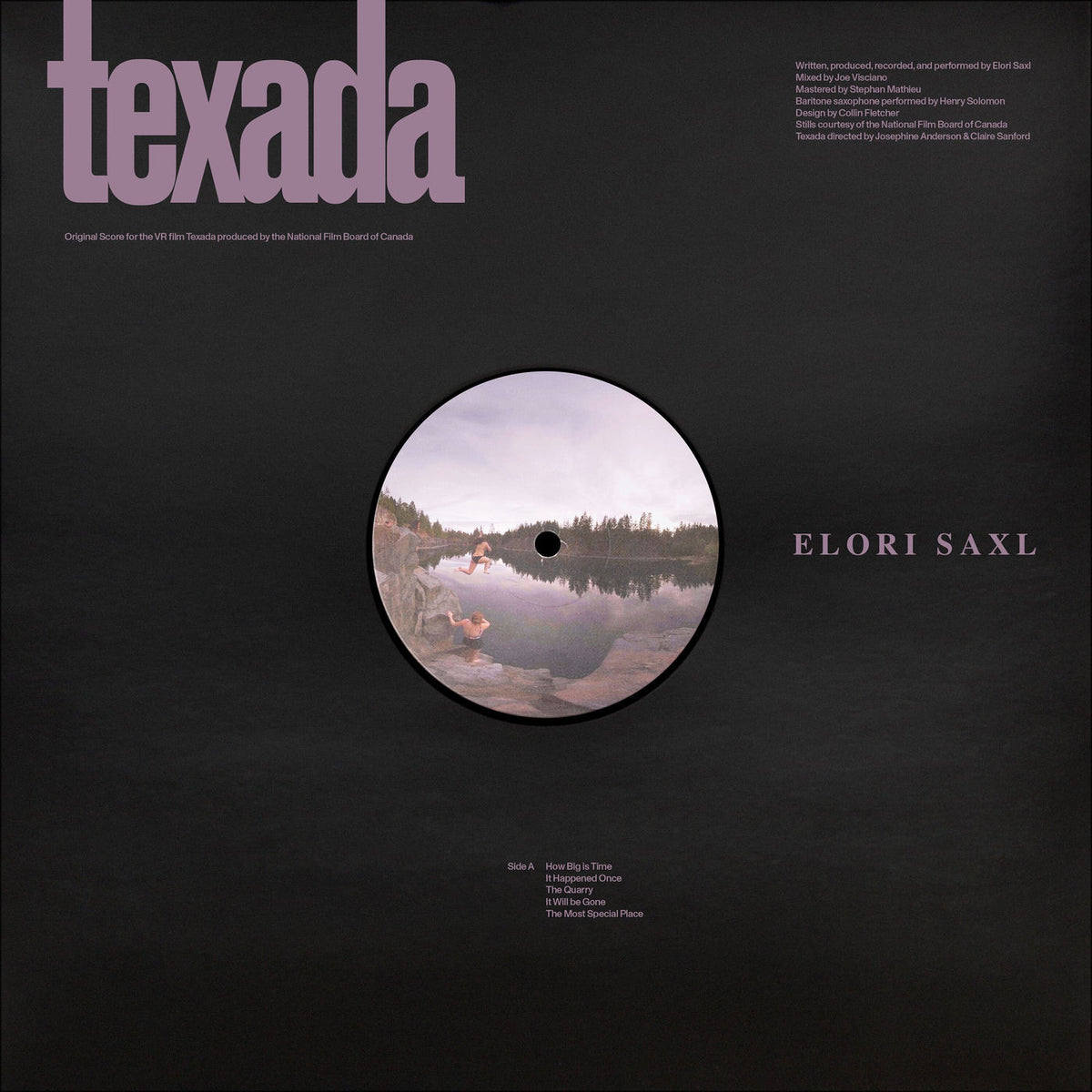 Elori Saxl – Texada vinyl record cover