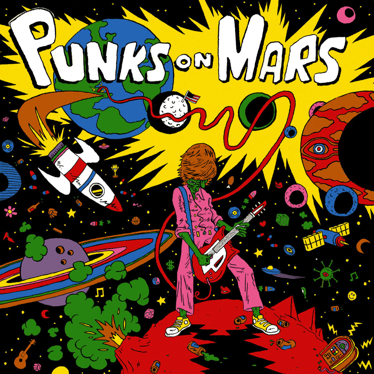 Punks On Mars – Bad Expectations vinyl record cover