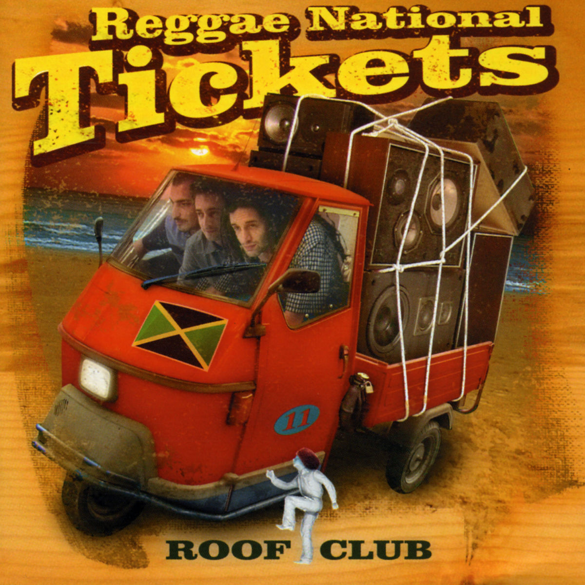 Reggae National Tickets – Roof Club vinyl record cover