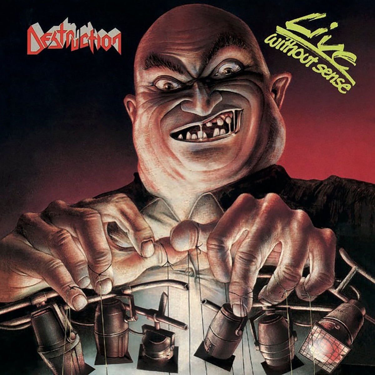 Destruction – Live Without Sense vinyl record cover
