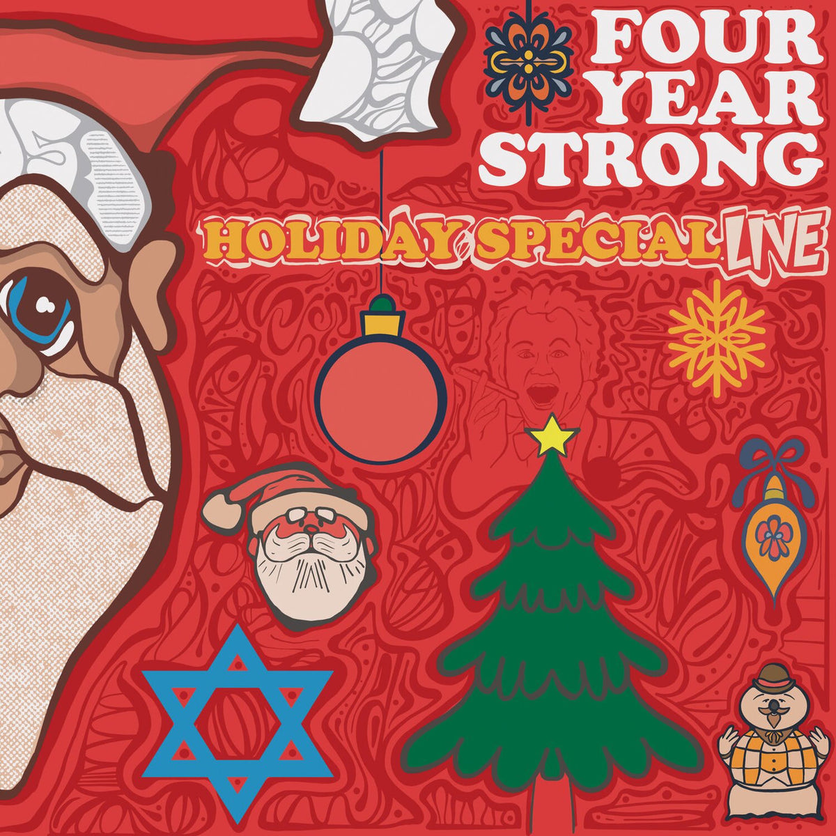 Four Year Strong – Holiday Special Live vinyl record cover