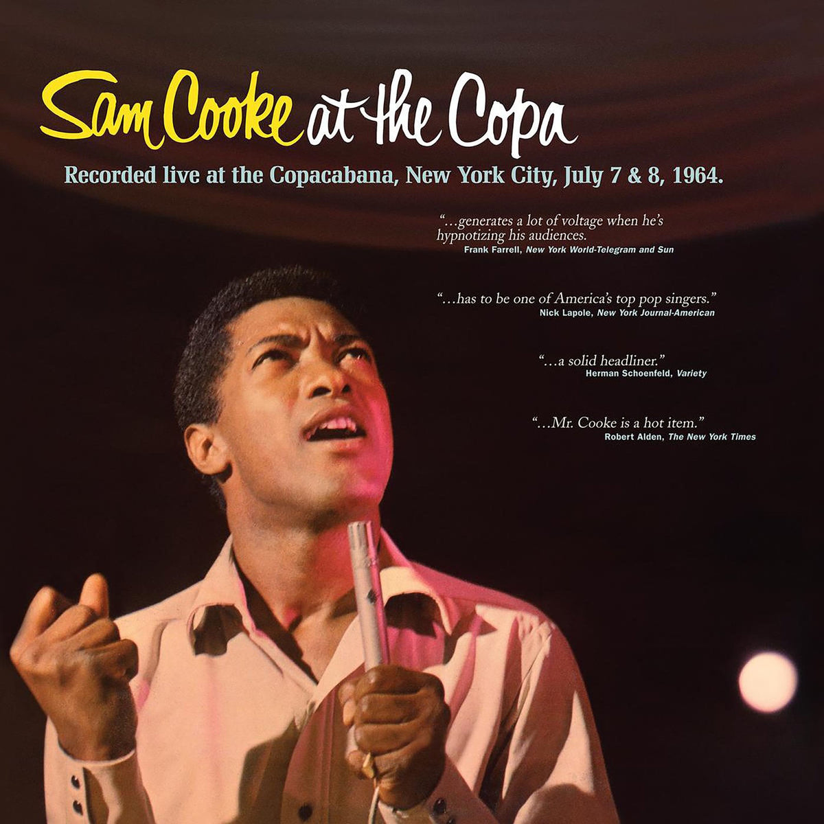 Sam Cooke – Sam Cooke At The Copa (Live From Copacabana, New York City/July 7 & 8, 1964) vinyl cover