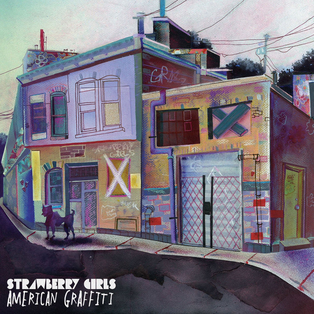 Strawberry Girls – American Graffiti vinyl record cover