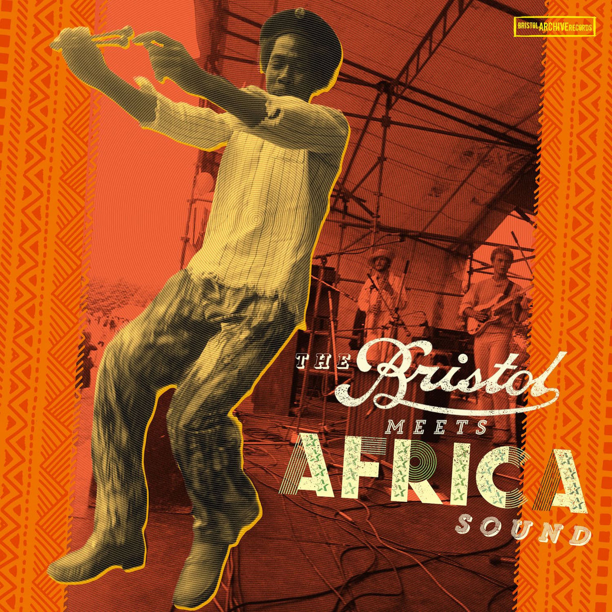 Various Artists – Bristol Meets Africa Sound / The vinyl record cover