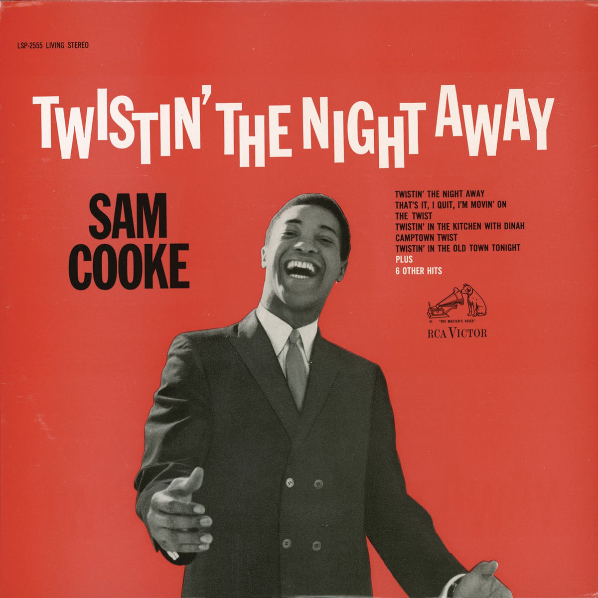 Sam Cooke – Twistin' The Night Away [Import] vinyl record cover