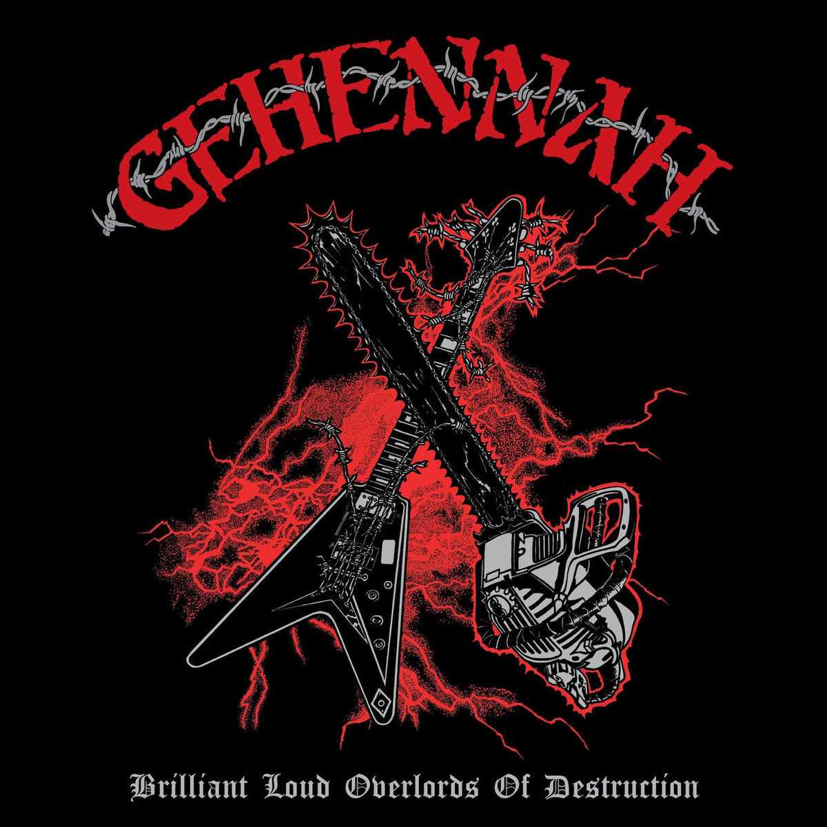 Gehennah – Brilliant Loud Overlords of Destruction vinyl record cover