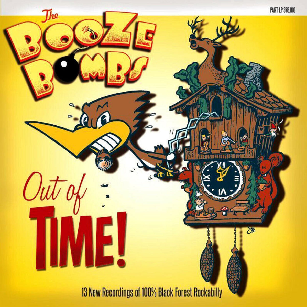 Booze Bombs – Out Of Time vinyl record cover