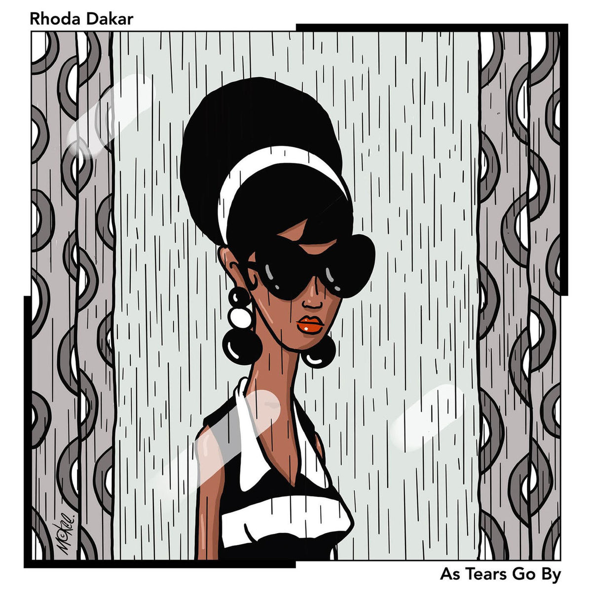 Rhoda Dakar – As Tears Go By vinyl cover