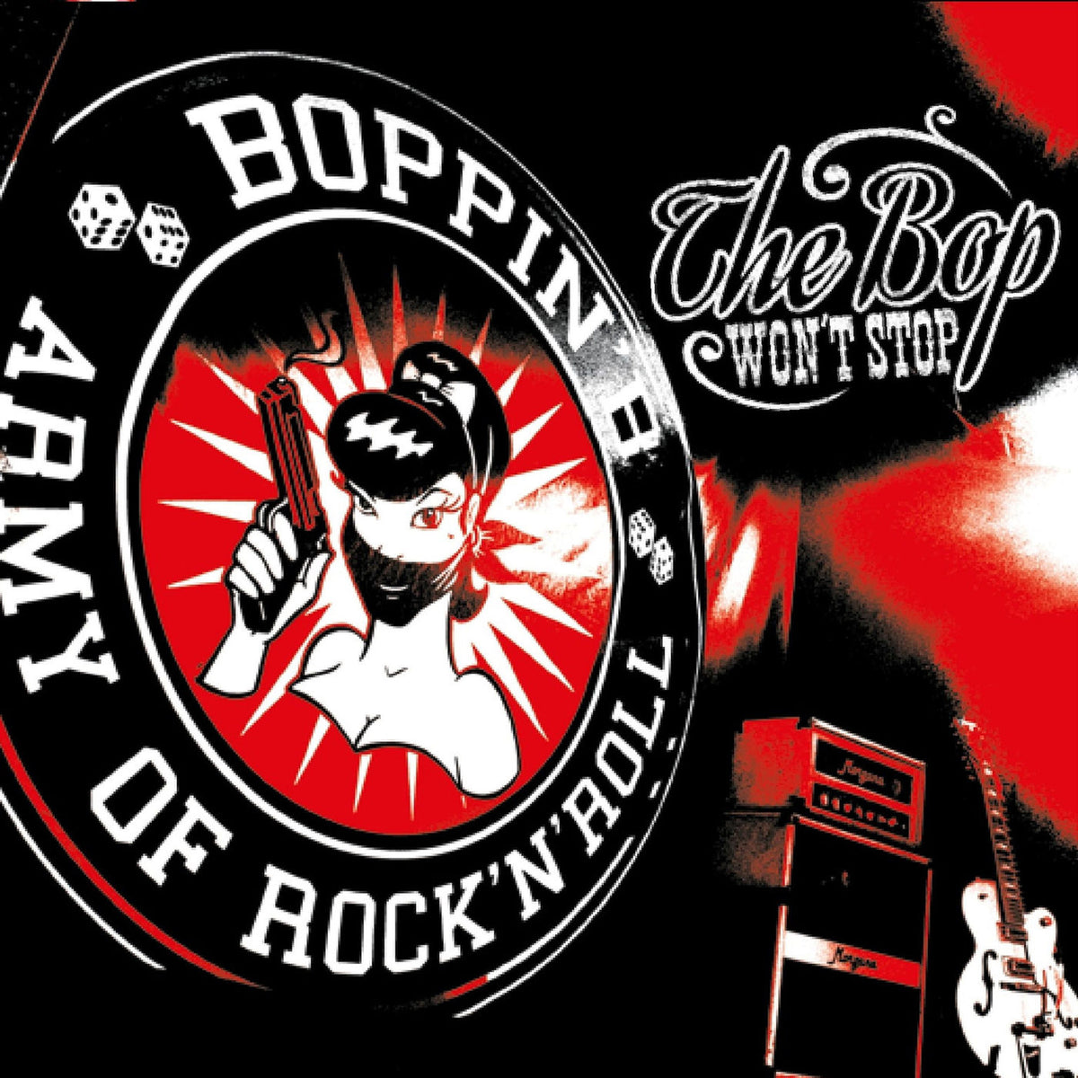 Boppin B – The Bop Won'T Stop (+DOWNLOAD) vinyl record cover