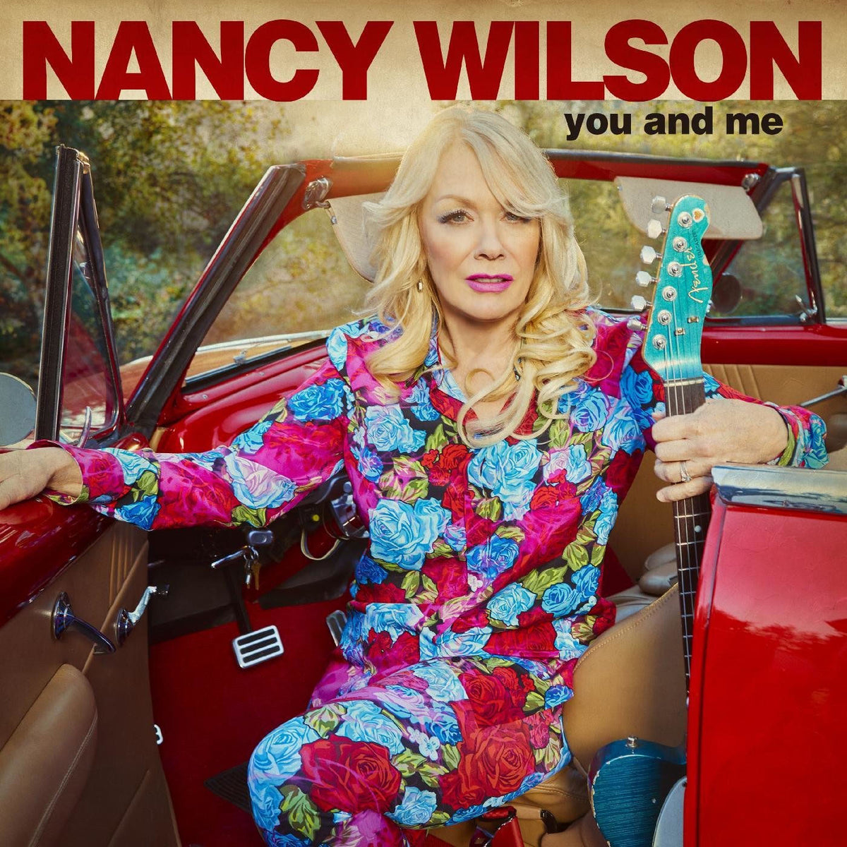 Nancy Wilson (Of Heart) – You & Me [2LP] (TRANSPARENT BLUE VINYL, HER FIRST SOLO ALBUM, FIRST TIME ON VINYL, 3 BONUS TRACKS) (INDIE-EXCLUSIVE) vinyl record cover