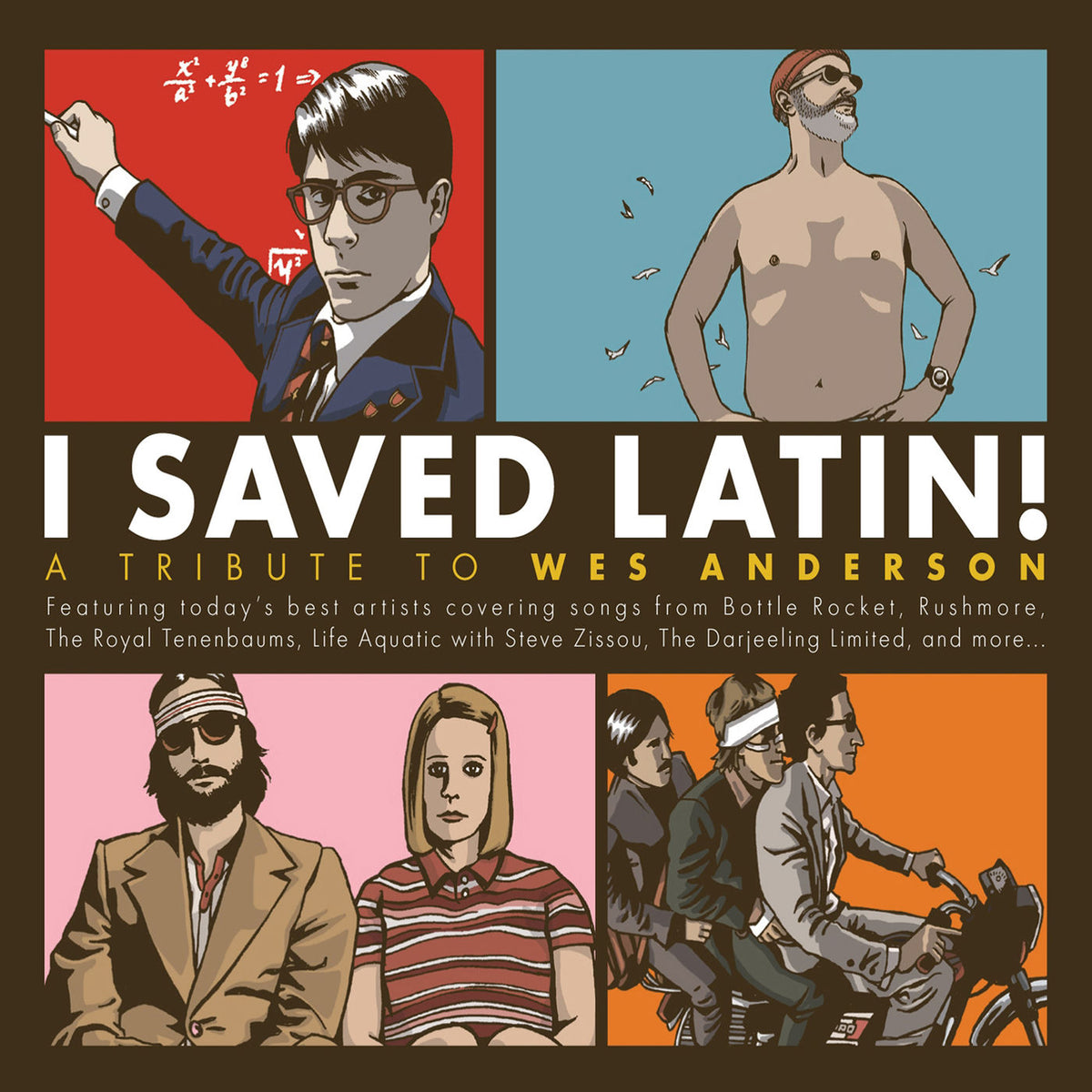 Various Artists – I Saved Latin: Tribute To Wes Anderson vinyl record cover