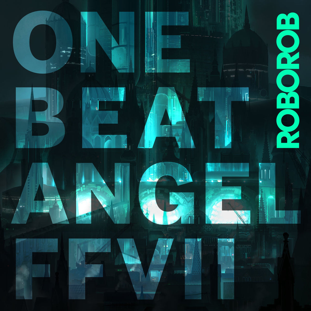 Roborob – One Beat Angel Ffvii vinyl record cover