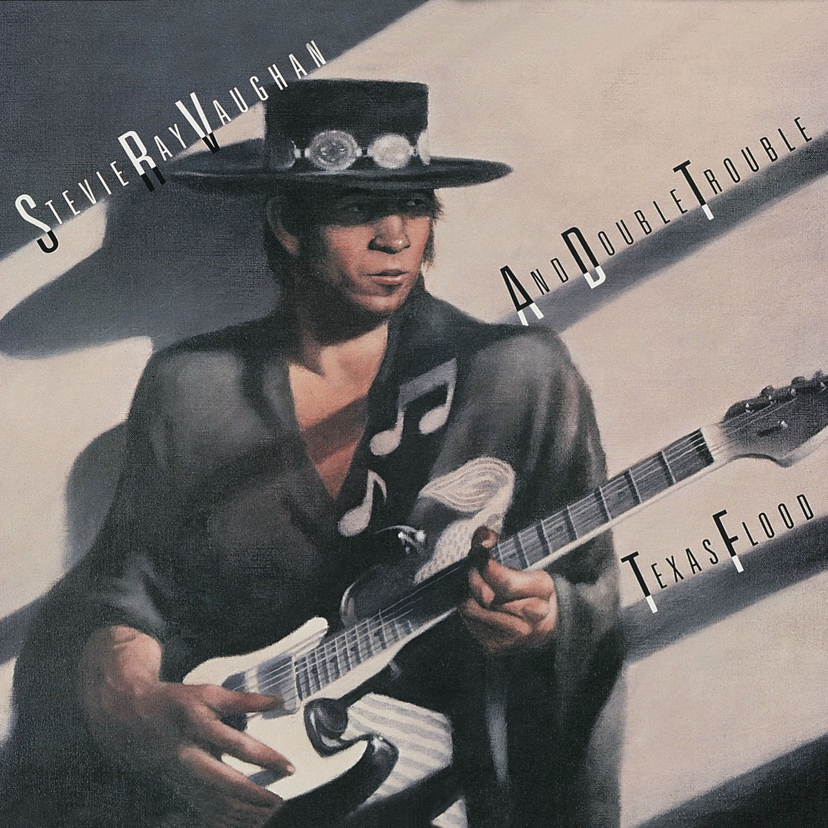 Stevie Ray Vaughan And Double Trouble – Texas Flood vinyl record cover