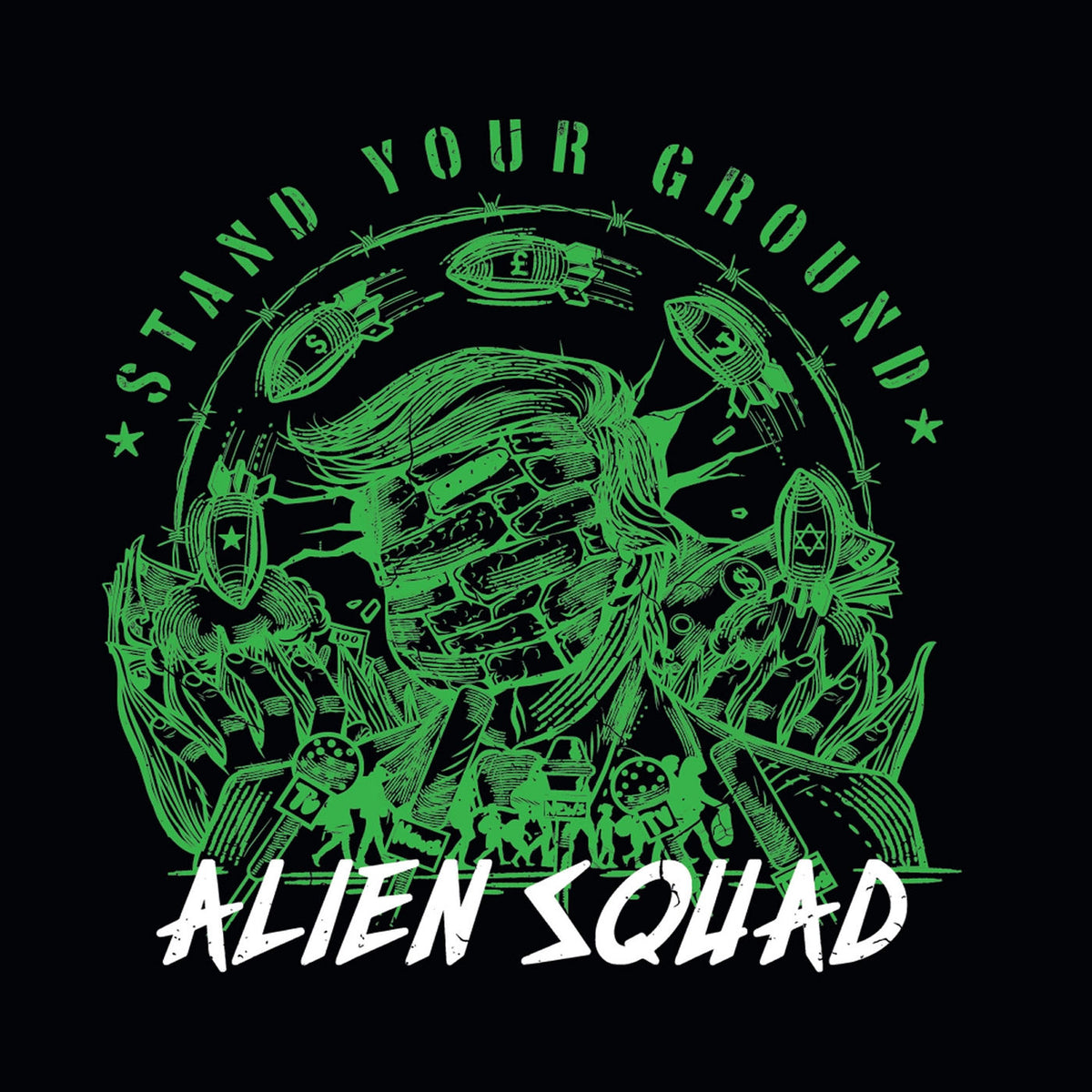 Alien Squad – Stand Your Ground (GREEN VINYL) vinyl record cover