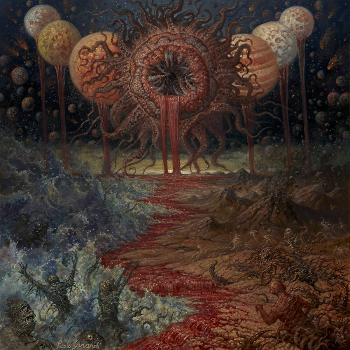 Sulphur Aeon – Seven Crowns and Seven Seals vinyl record cover