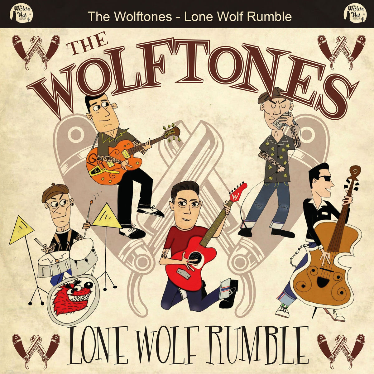 The Wolftones – Lone Wolf Rumble vinyl cover