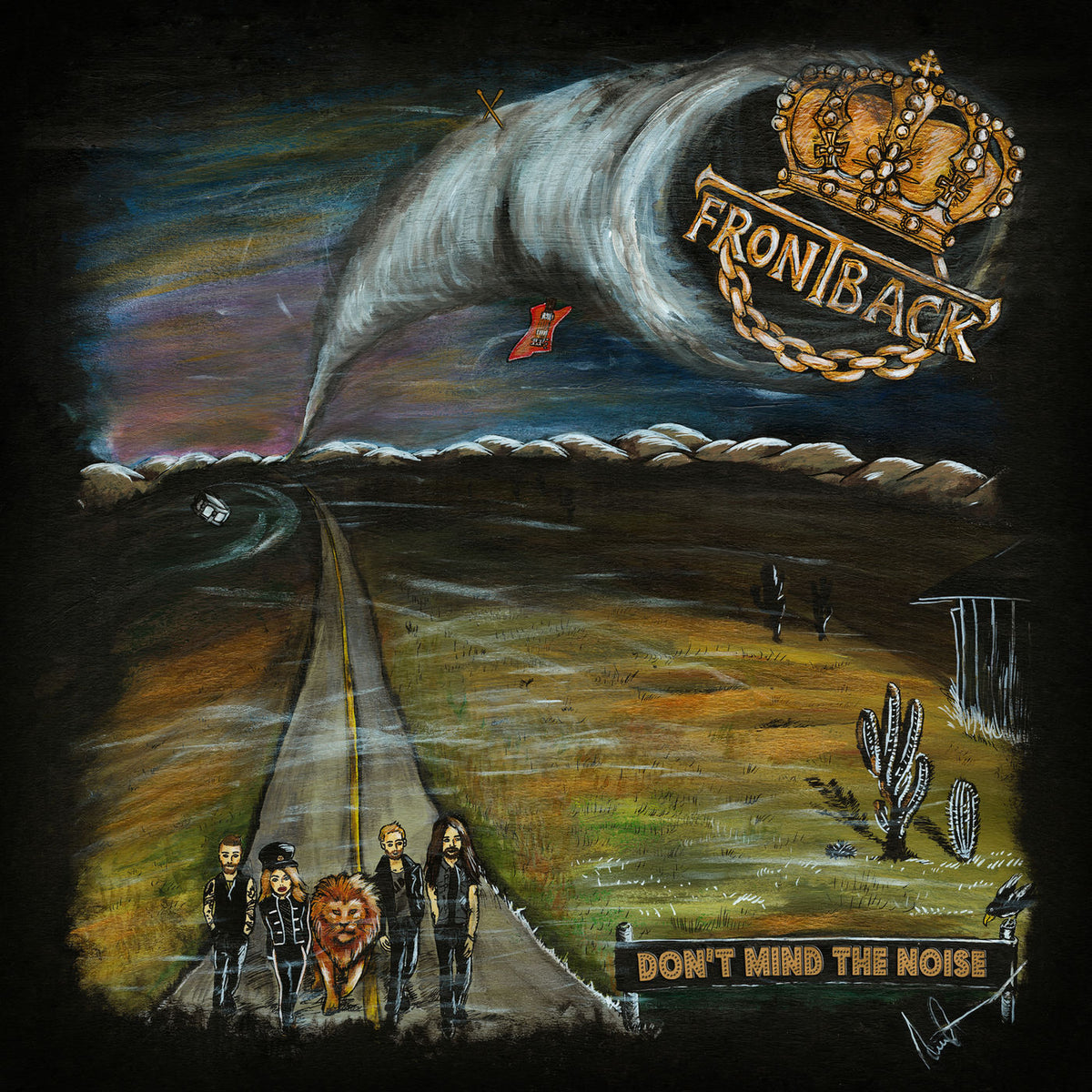 Frontback – Don't Mind the Noise vinyl record cover