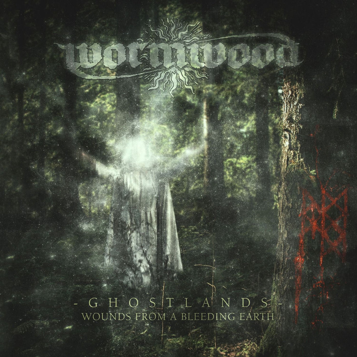 Wormwood – Ghostlands - Wounds from a Bleeding Earth vinyl record cover
