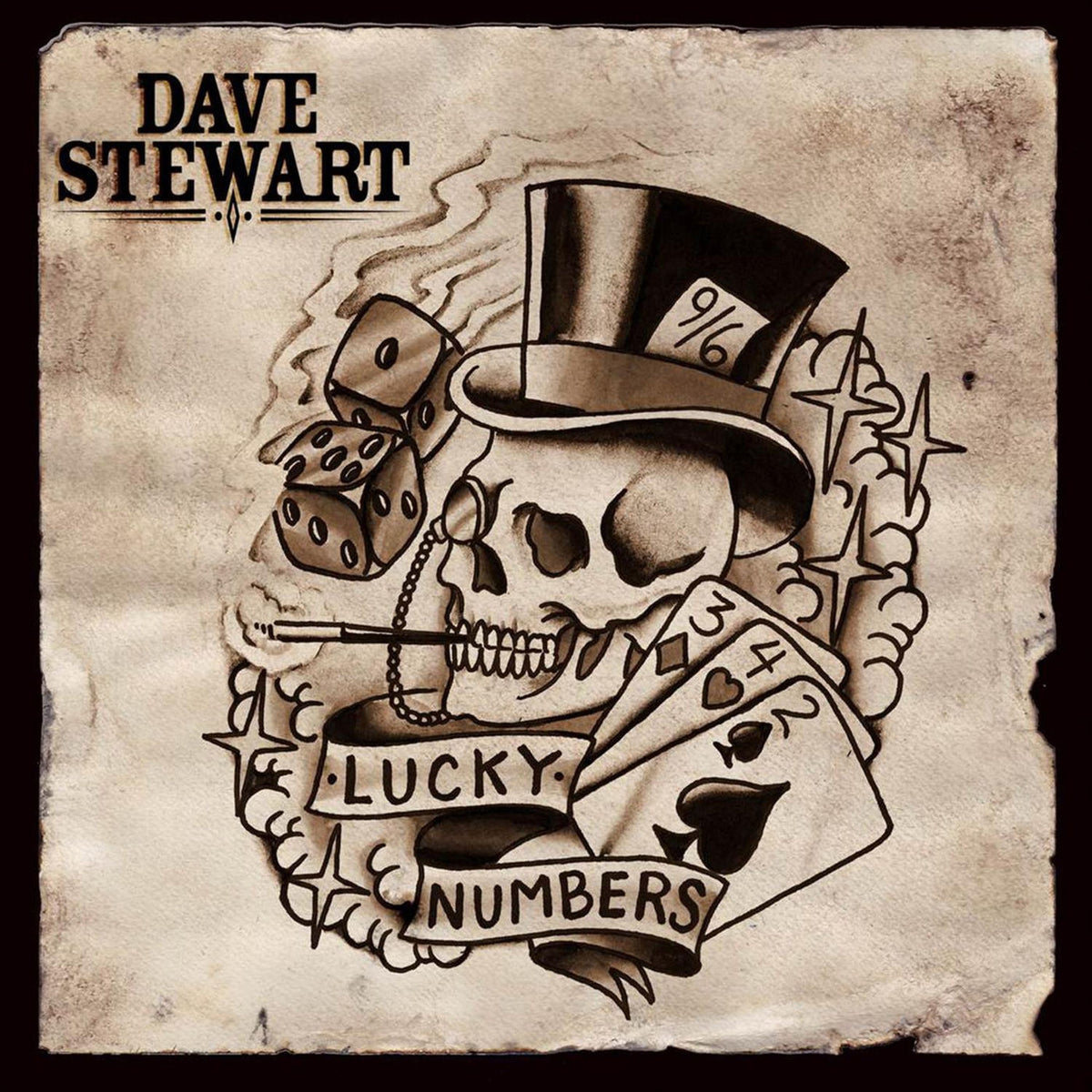 Dave Stewart – Lucky Numbers vinyl record cover