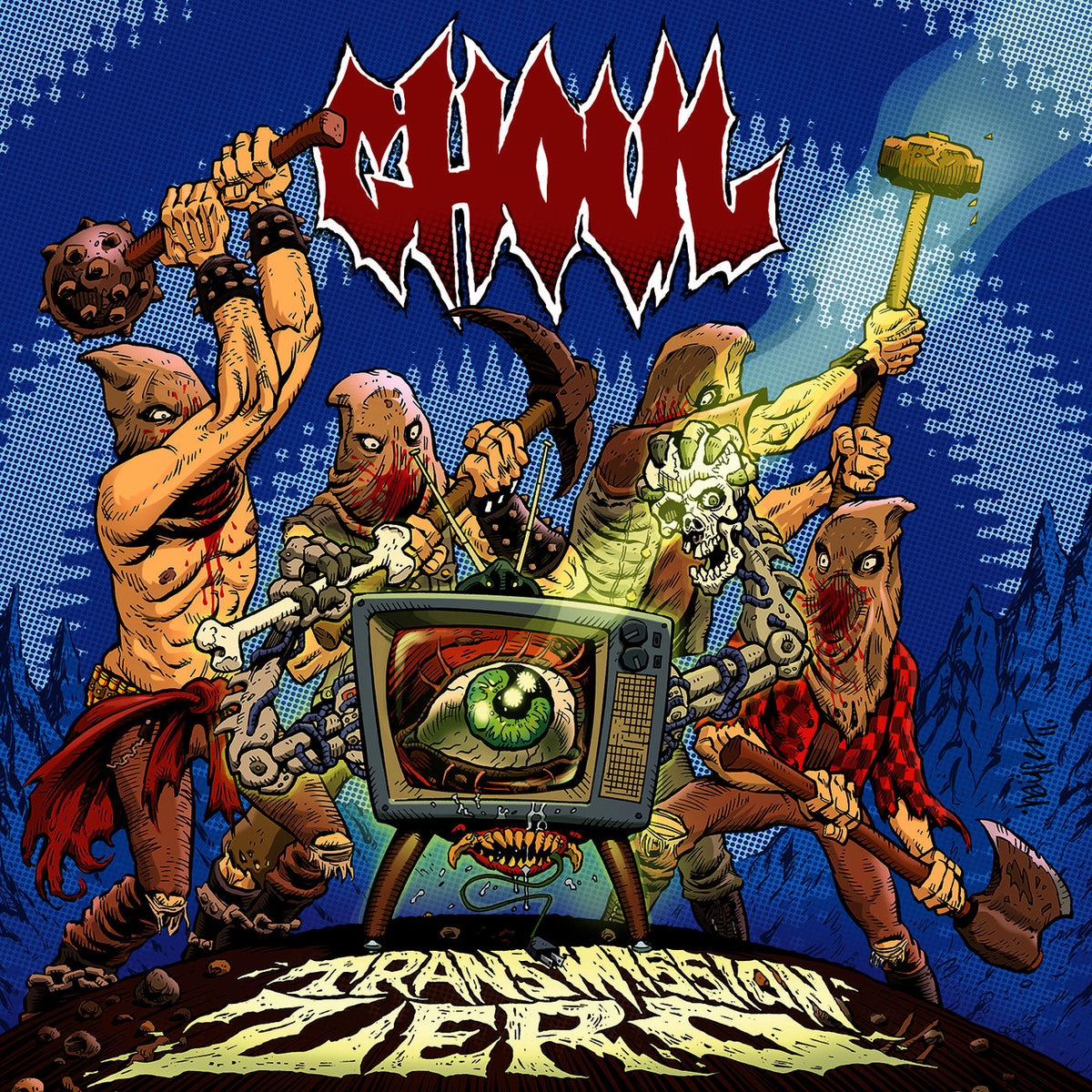Ghoul – Transmission Zero vinyl record cover