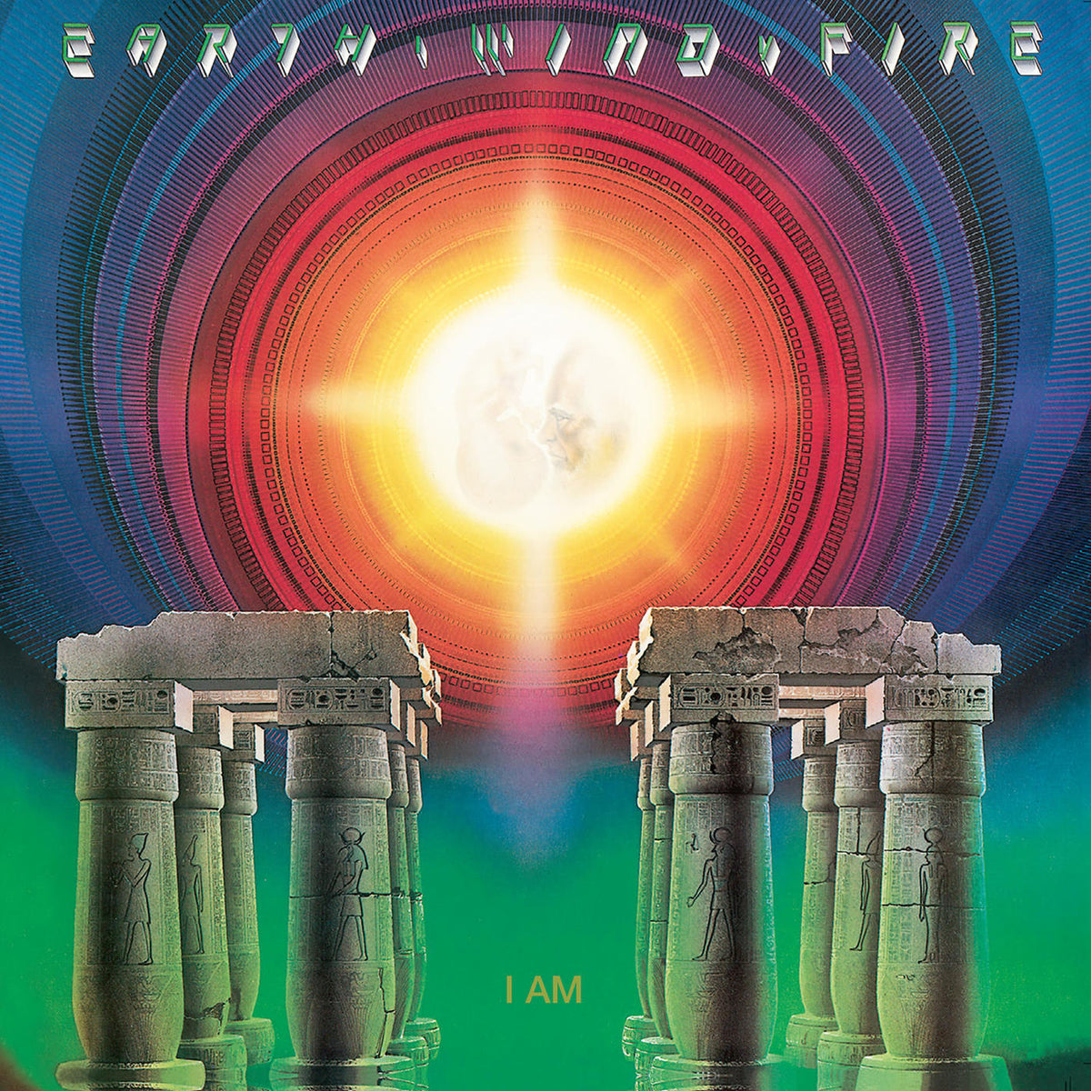 Earth, Wind & Fire – I Am vinyl record cover