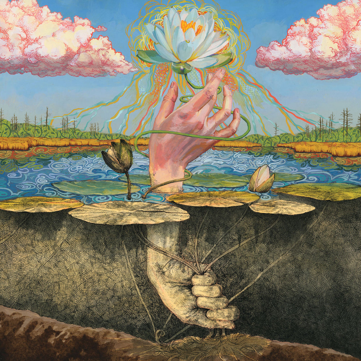 Moon Tooth – Phototroph (Yellow/Blue Galaxy Vinyl) (Indies) vinyl record cover