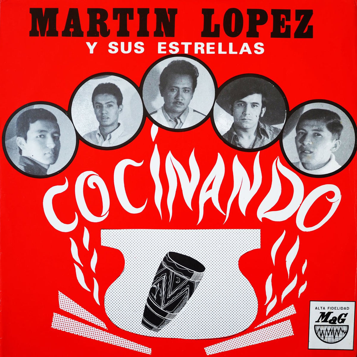 Martin Lopez y su Estrellas – Cocinando vinyl record cover