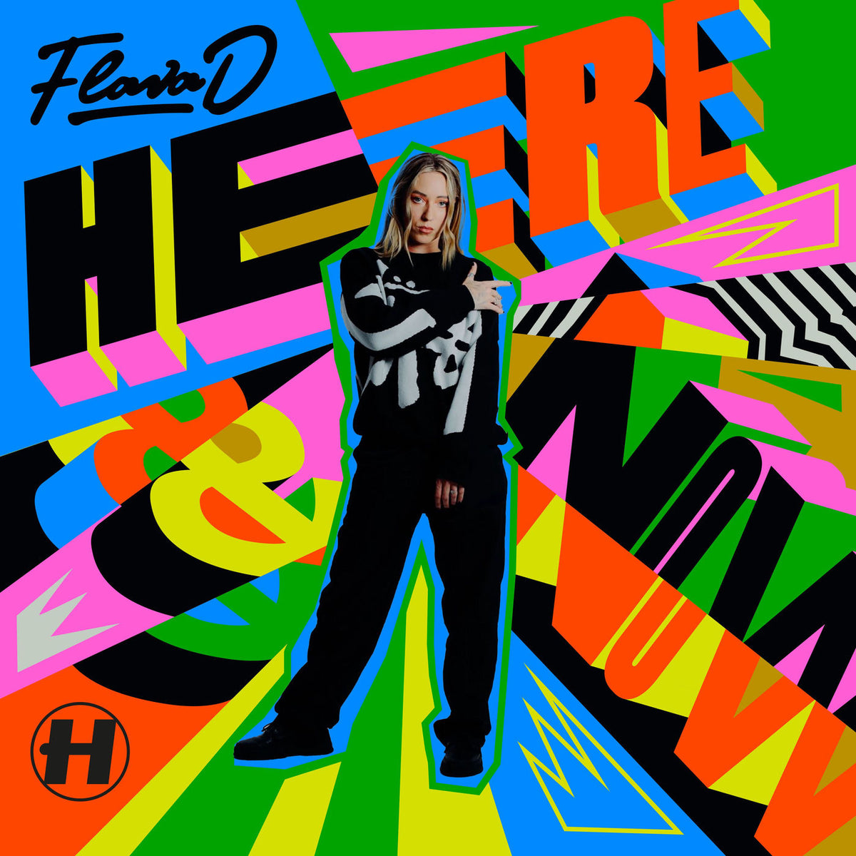 Flava D – Here & Now vinyl record cover