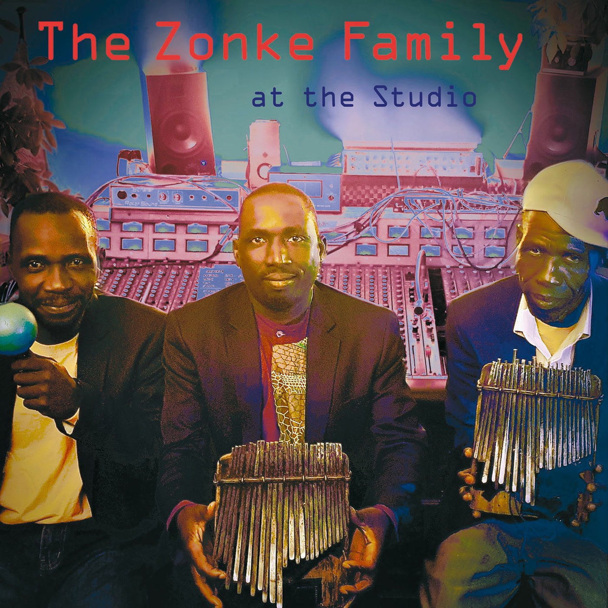 Zonke Family – At the Studio vinyl record cover