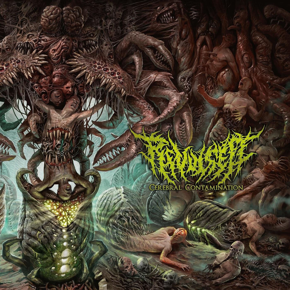 Revulsed – Cerebral Contamination vinyl record cover