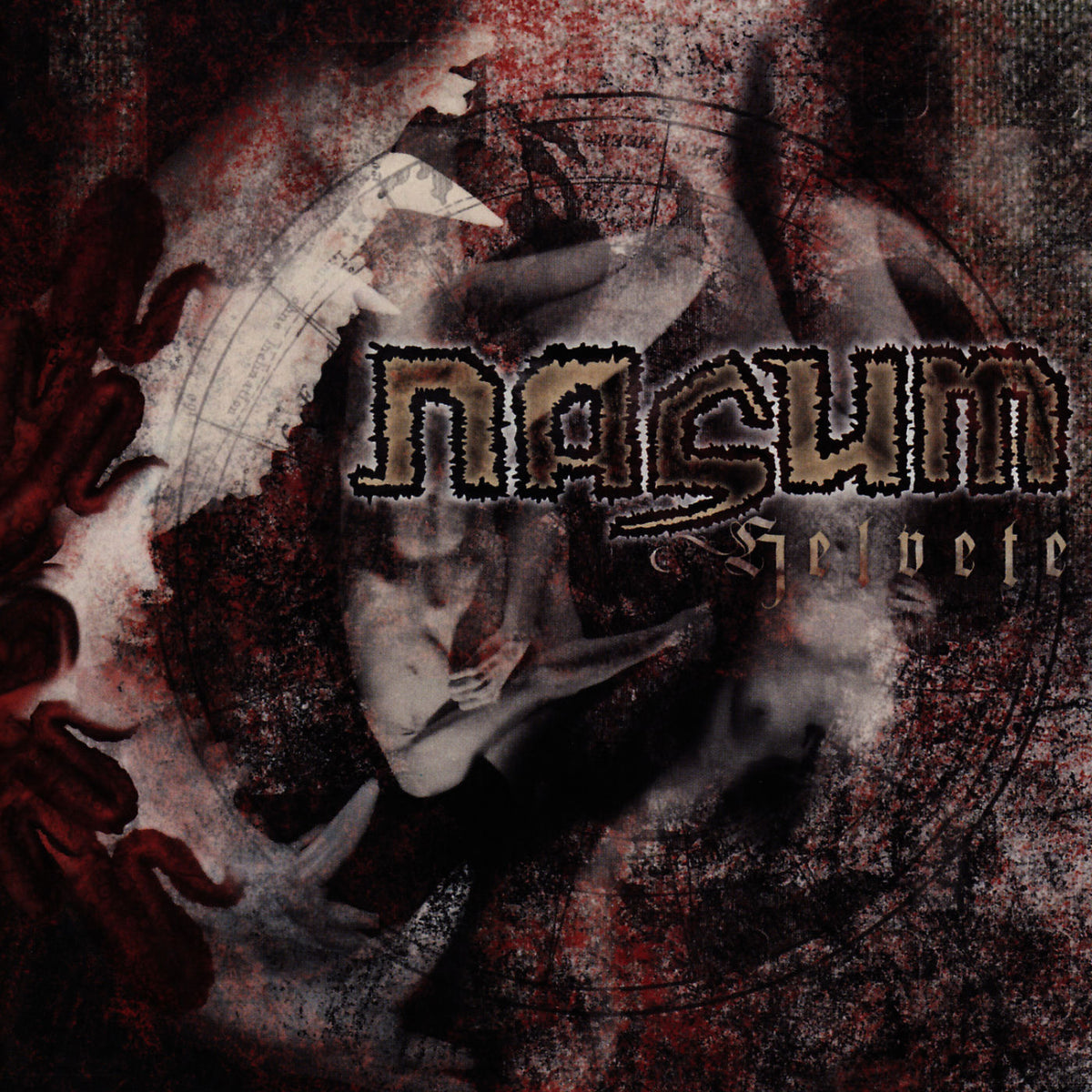 Nasum – Helvete vinyl record cover
