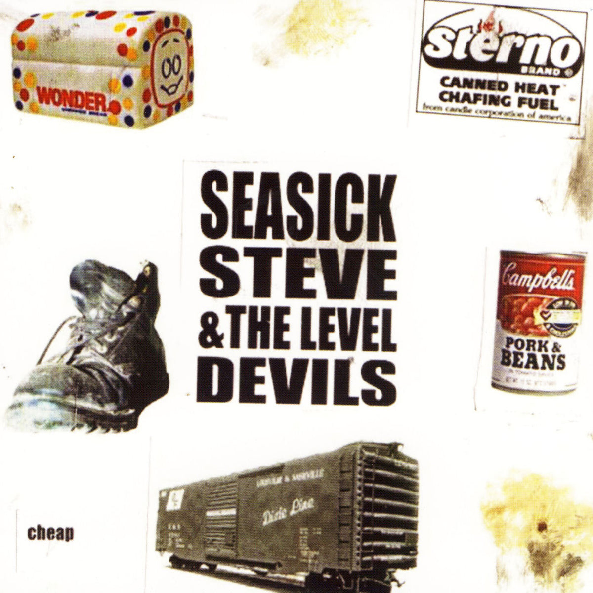 Seasick Steve & the Level Devils – Cheap vinyl record cover