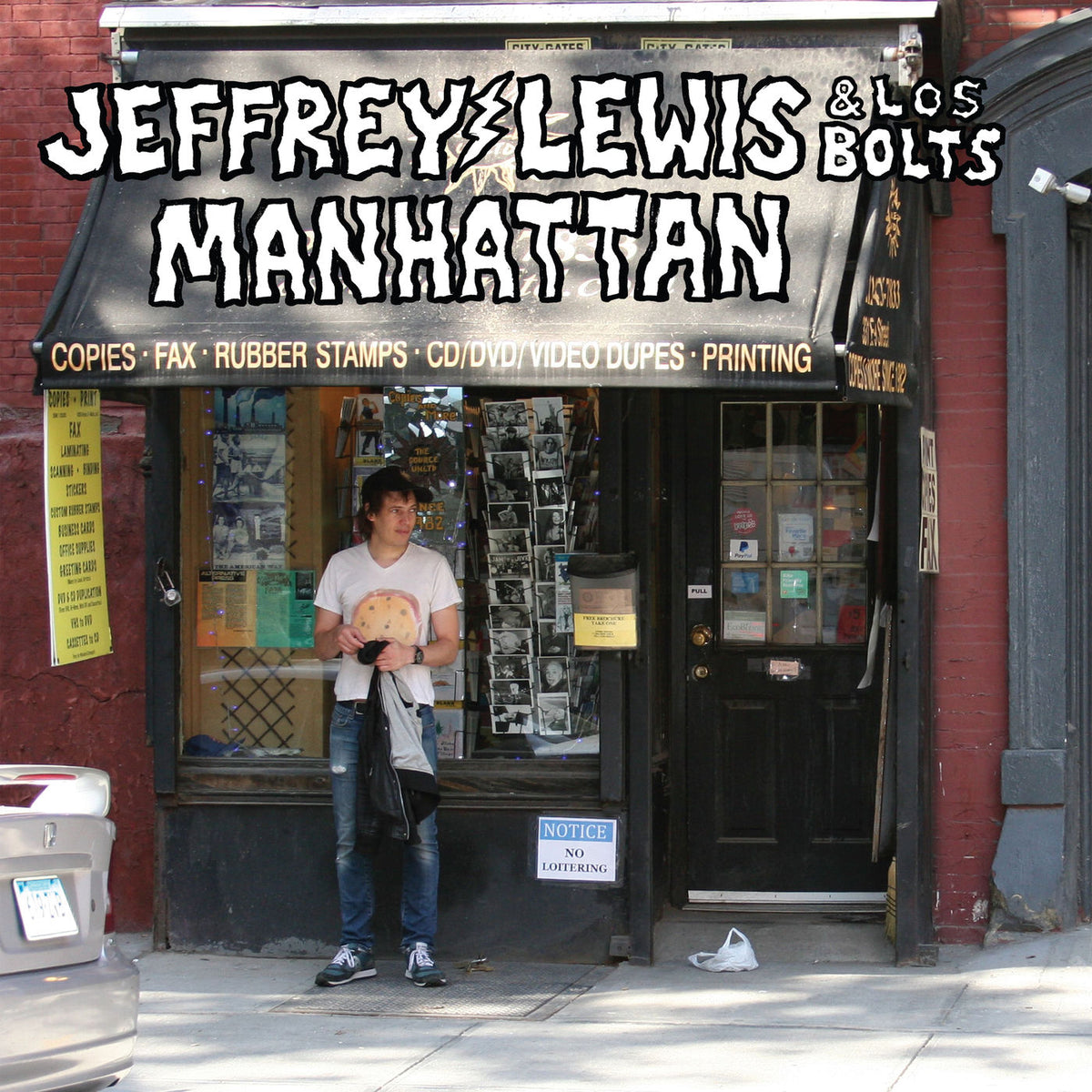 Jeffrey Lewis – Manhattan vinyl cover