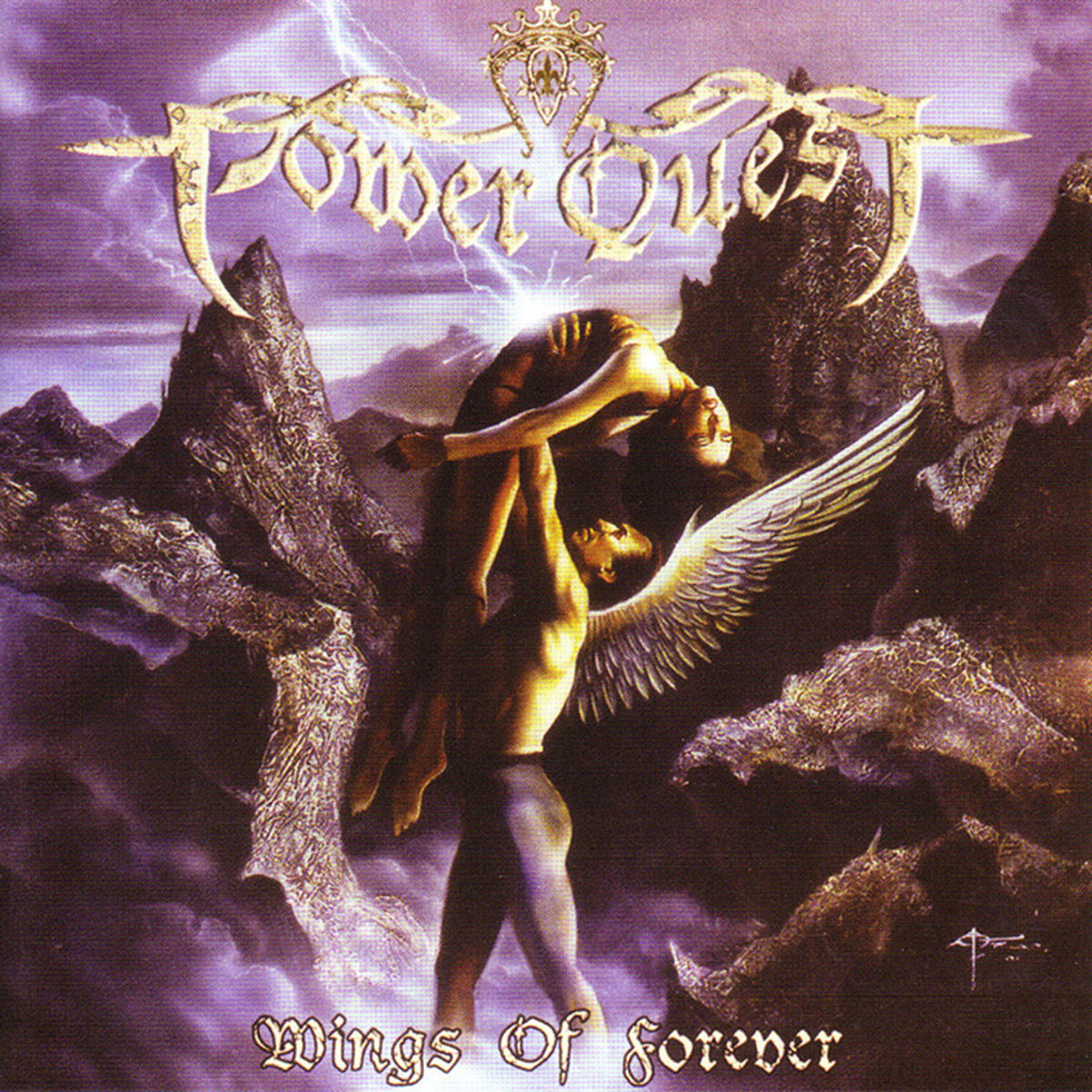 Power Quest – Wings Of Forever vinyl record cover
