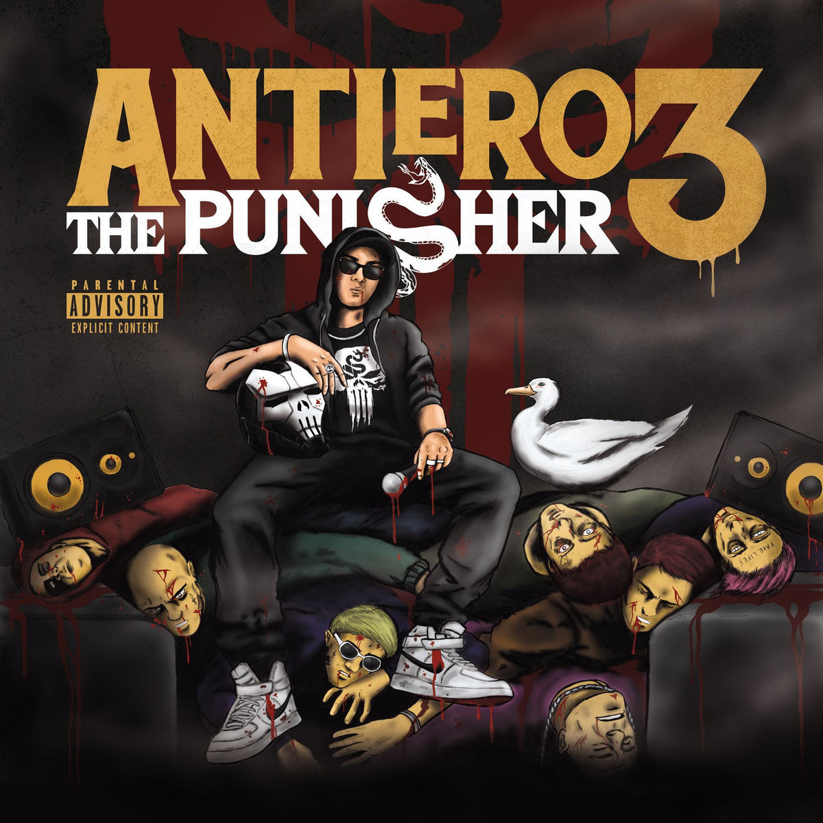 Suarez – Antieroe 3: The Punisher vinyl record cover